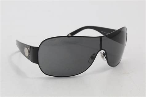 versace mod 2101 1009 87 120|Versace Unisex Black Shield Wrap Sunglasses Model 2101 .